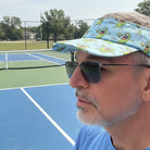Pickle Monsters Adjustable Pickleball Visor - Adjustable One Size Fits All Sun Visor - Featuring the Dreaded Pickle Monster