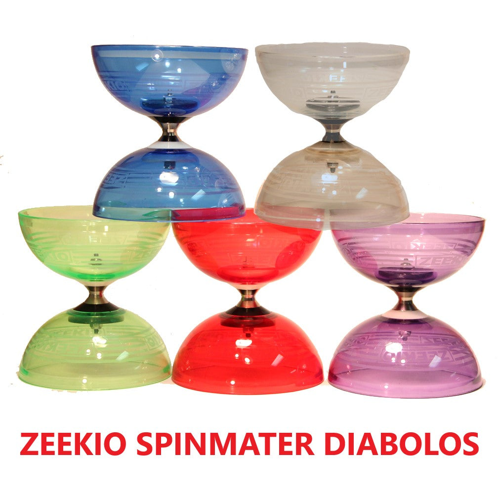 Zeekio Master Spin Diabolo Set- Triple bearing, Fiberglass Sticks and String — view 2