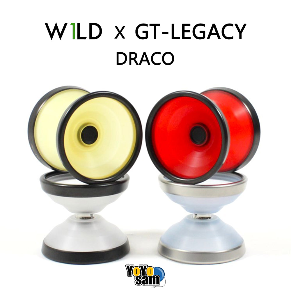 W1LD x GT-Legacy Draco Yo-Yo - PC Bodied YoYo with Stainless Steel Rims