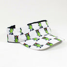 Pickle Monsters Adjustable Pickleball Visor - Adjustable One Size Fits All Sun Visor - Featuring the Dreaded Pickle Monster