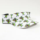 Pickle Monsters Adjustable Pickleball Visor - Adjustable One Size Fits All Sun Visor - Featuring the Dreaded Pickle Monster