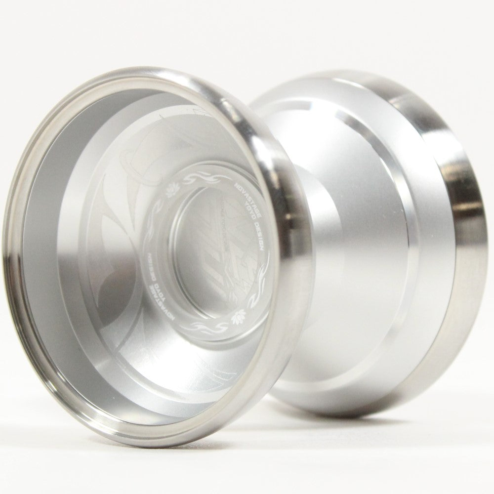 NOVASTAGE Nezha Yo-Yo - Bi-Metal YoYo with Attachable PC Rings - Zhu Hang Feng Signature — view 4