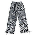 Mougee Festival Pants - Unisex Lightweight Rave Pants - Wide Leg, Adjustable Ankle Ties, Elastic Waist — view 15
