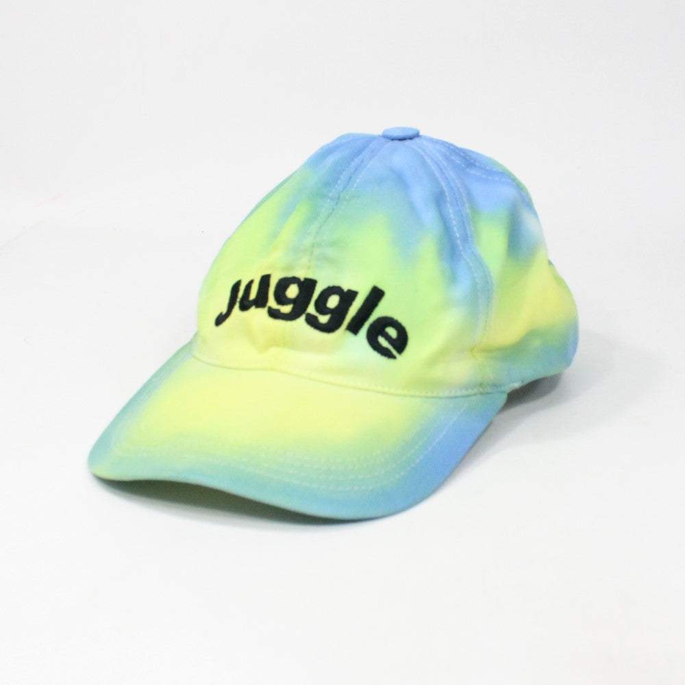 Tie Dye Juggle Baseball Cap - Hand Dyed - Embroidered - Adjustable Juggling Hat — view 7