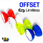 OFFSET Limitless Yo-Yo - Full Plastic Triple Bearing YoYo with Free Spinning Outer Shells