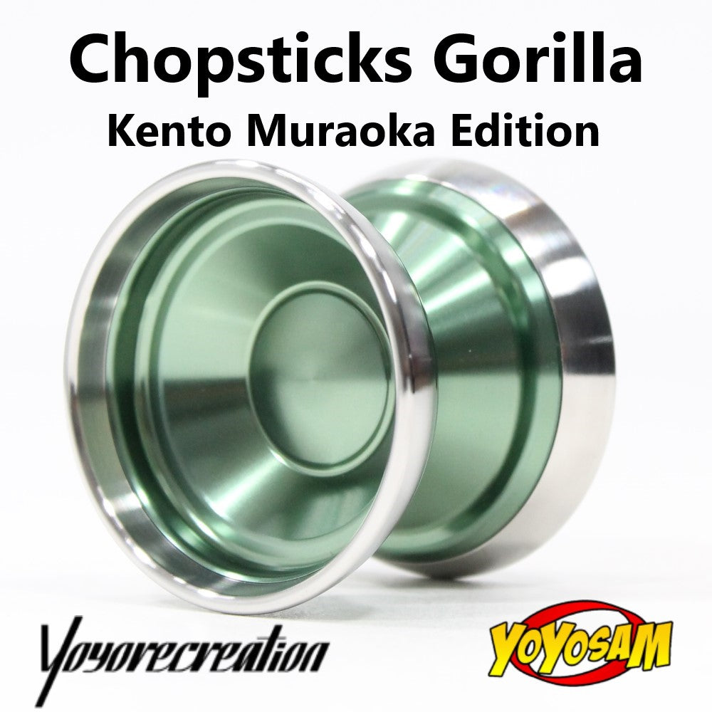 Yoyorecreation Chopsticks Gorilla Yo-Yo - Bi-Metal - Hirotaka Akiba Signature YoYo — view 3