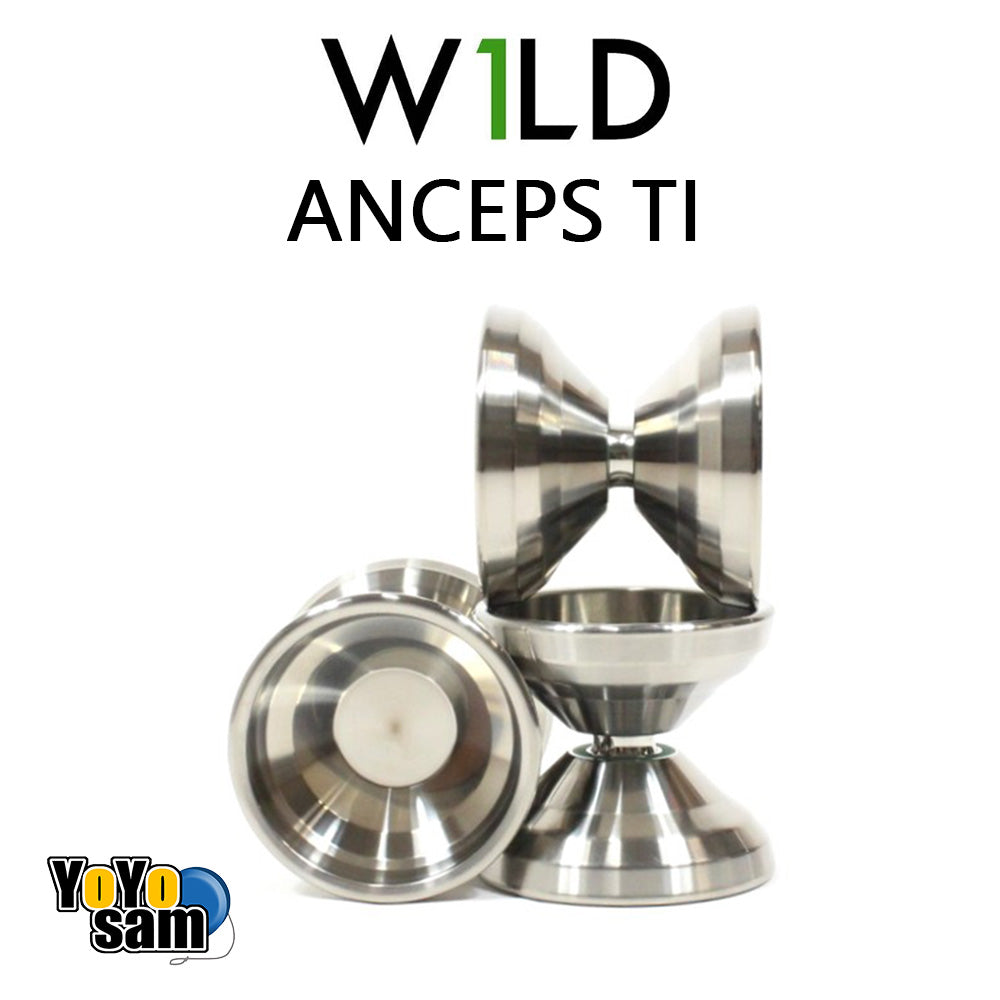 W1LD Anceps Ti Yo-Yo - Titanium - Jae Hwi Seung Signature YoYo