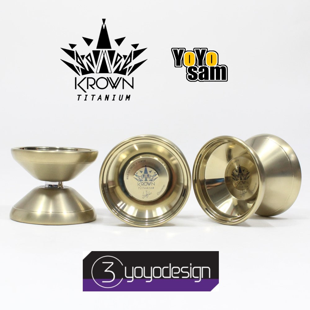 C3yoyodesign Krown Ti Yo-Yo - Shinya Kido Signature Titanium YoYo