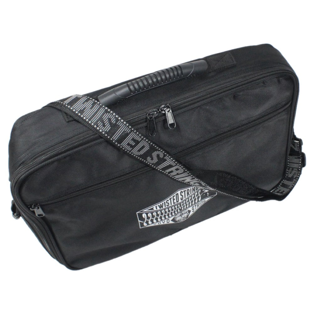 Twisted Stringz Deluxe Yo-Yo BIG Bag - YoYo Carry Case - Holds 24 Yo-Yos- Triple Stitch Shoulder Strap - Double Graphics —