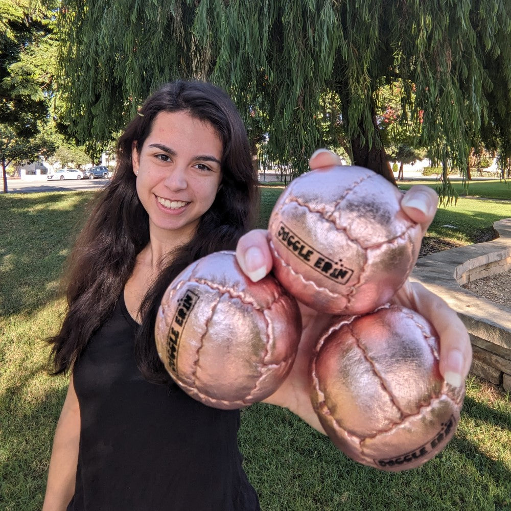 Zeekio Galaxy Special Edition Juggle Erin Juggling Balls - Premium 12 Panel- Leather Juggling Balls - Set of 3 — view 2