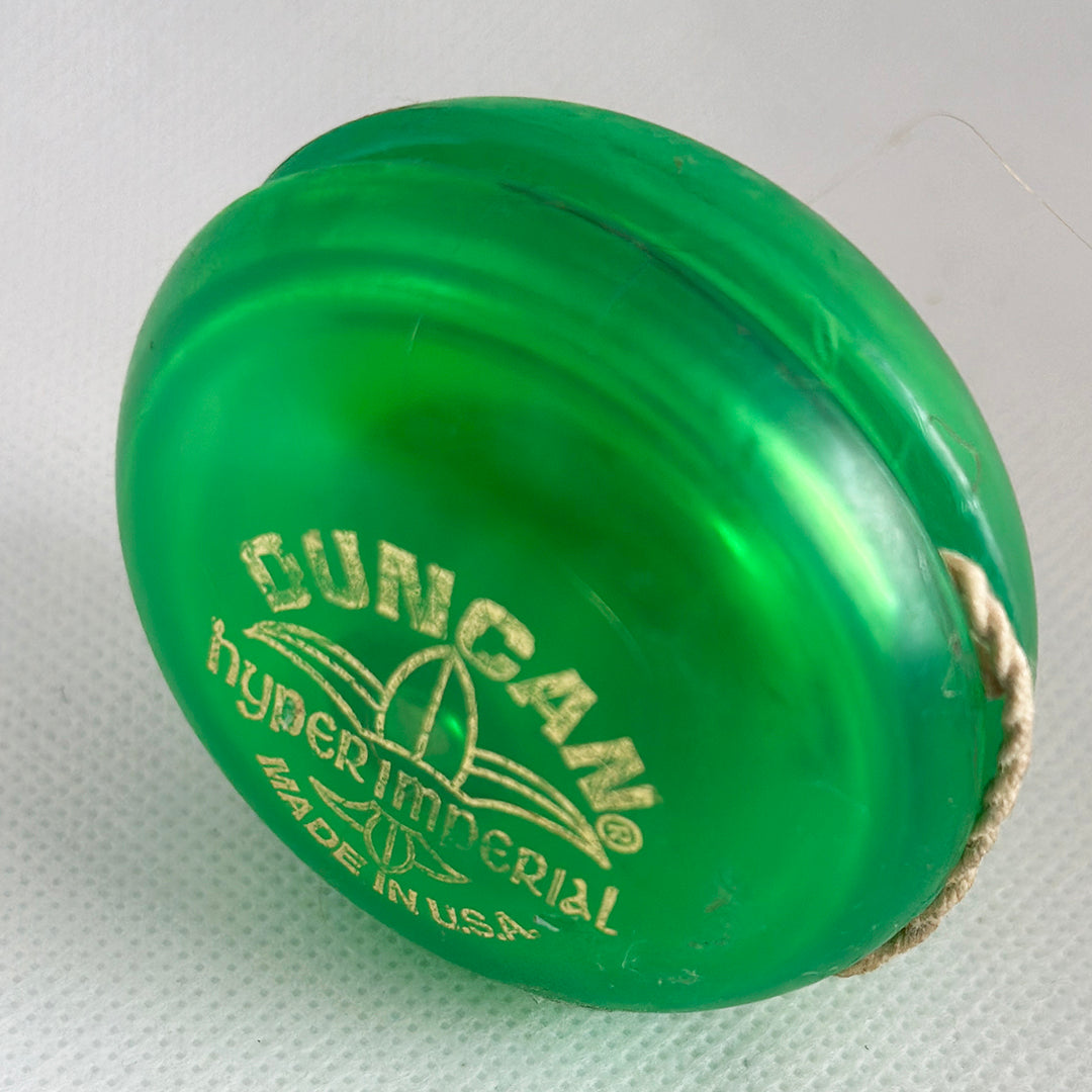 Vintage Duncan Hyper Imperial Yo-Yo - Green (Rare) -Very Good Condition