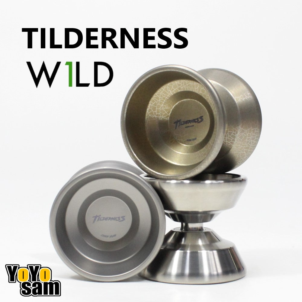 W1LD (Worldwide 1nnovative Leading Design) Tilderness Yo-Yo - Titanium YoYo
