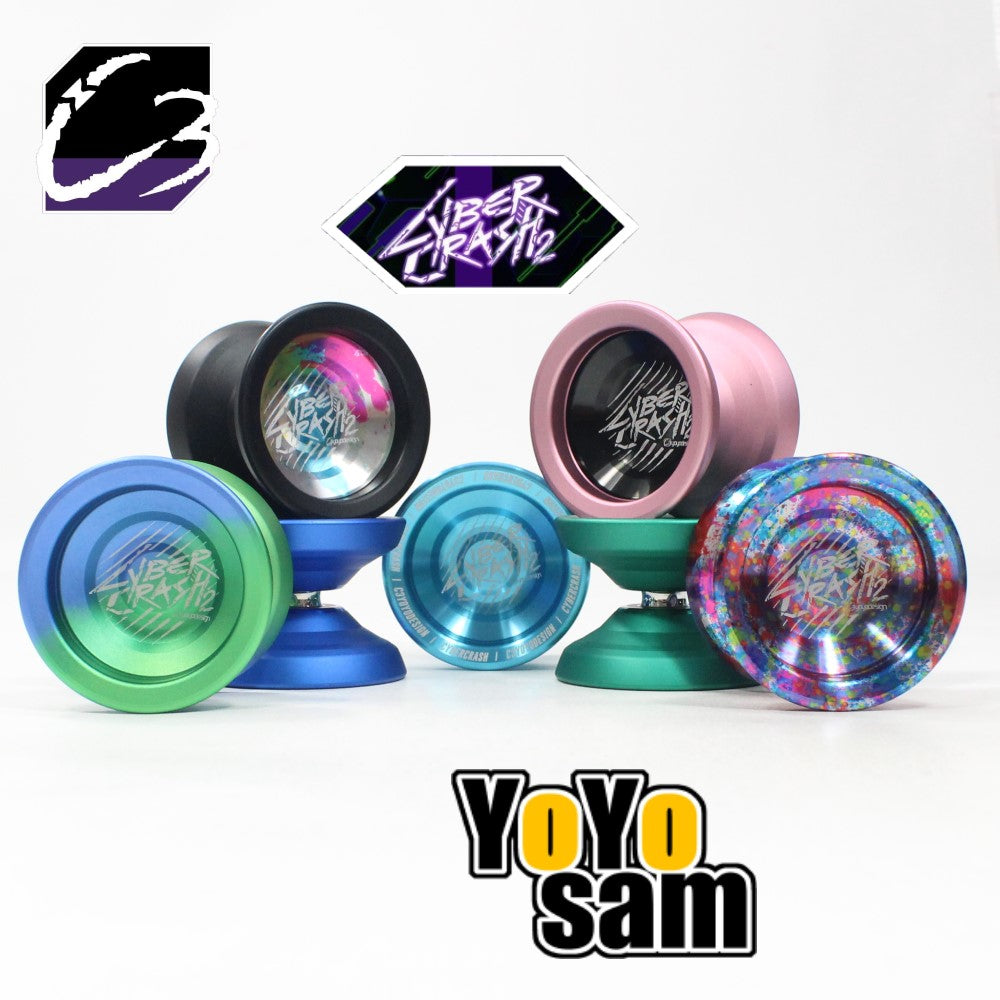 C3yoyodesign Cyber Crash 2 Yo-Yo - High Performance YoYo