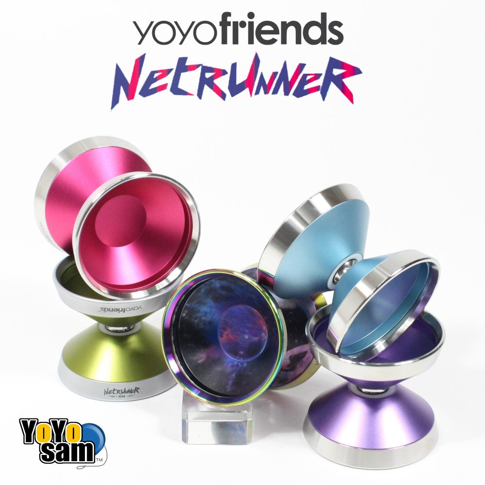 yoyofriends Netrunner Yo-Yo - Bi-Metal - 7075 Aluminum with Hollow Stainless Steel Rims YoYo