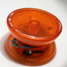 Vintage Duncan Butterfly Yo-Yo - Late 90s Transluscent Red with Black imprint Very Good Condition — view 2