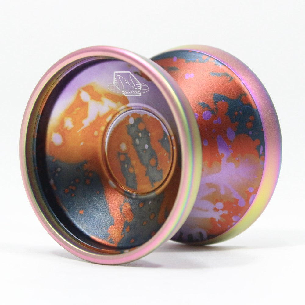yoyofriends Nucleon Yo-Yo - 7068 Aluminum with Stainless Steel Rims - Bi-Metal YoYo — view 3