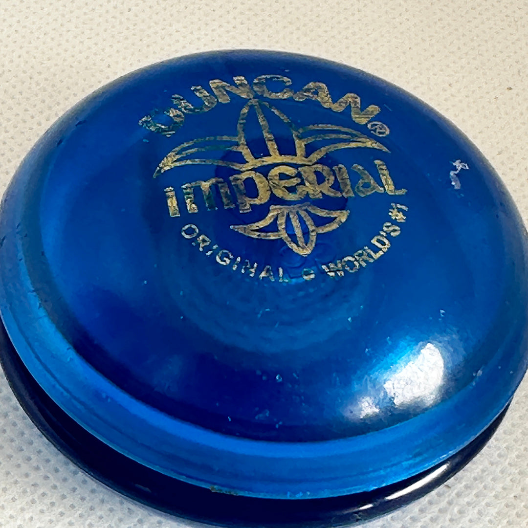 Vintage Duncan Imperial Yo-Yo - Blue- Good/fair Condition Original World's #1 — view 4