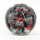 C3yoyodesign Galaxy Dinosaur Yo-Yo - Titanium Ring Bi-Metal YoYo — view 4