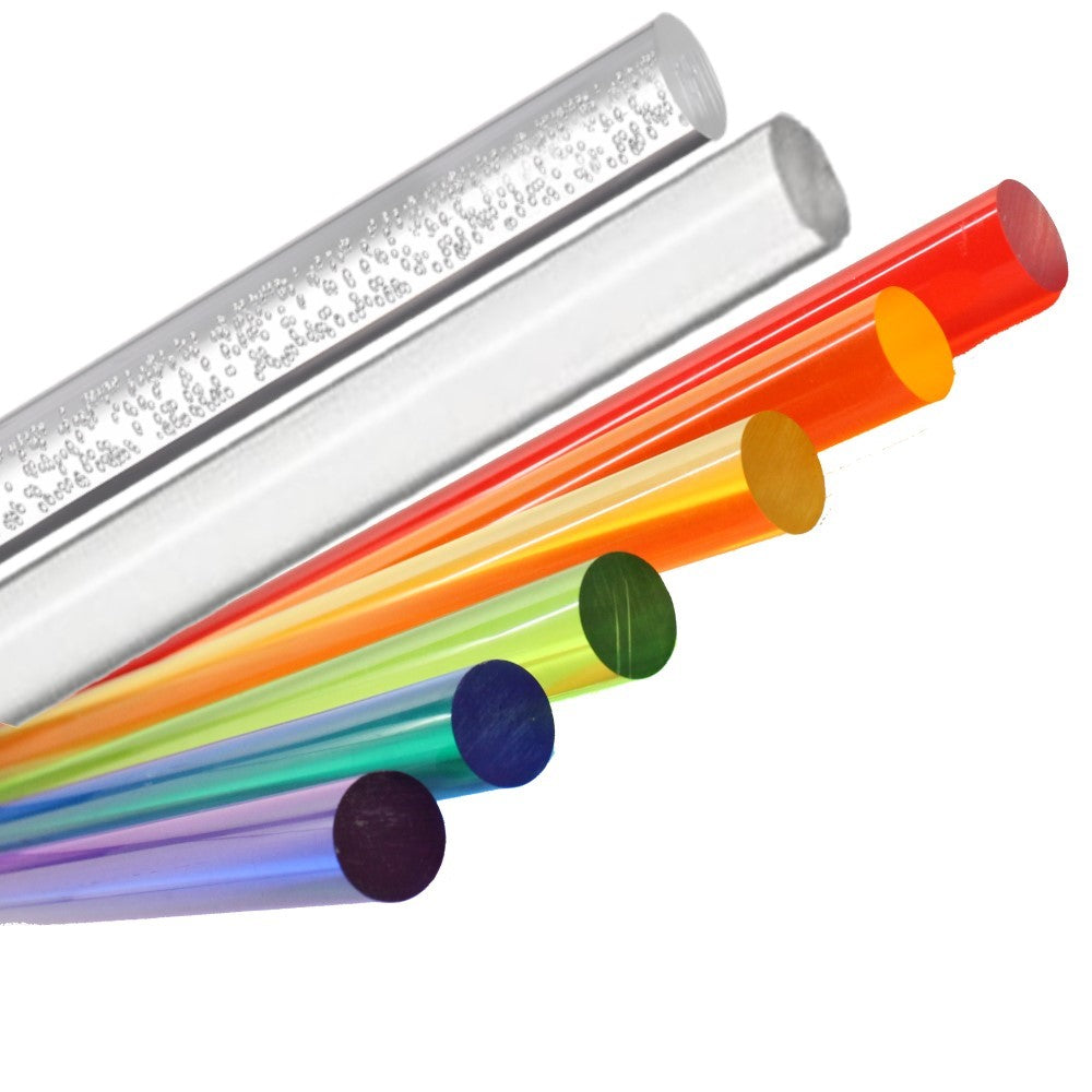 Acrylic Lucite Rod Dowel - 3/4" (19.05mm) x 24" (610mm) - One Rod