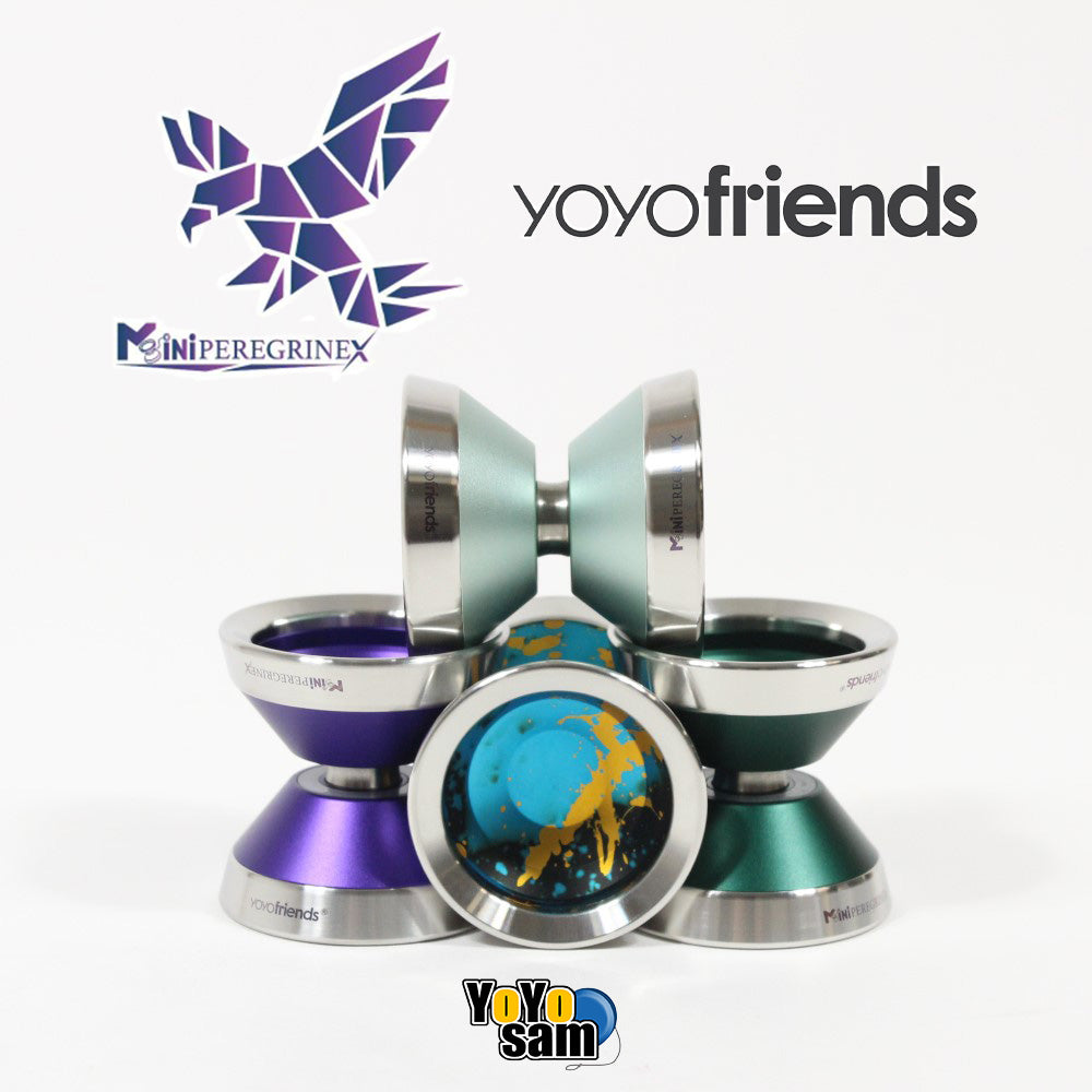 yoyofriends Mini Peregrine X Yo-Yo - Bi-Metal - 7068 Aluminum with Stainless Steel Rims YoYo
