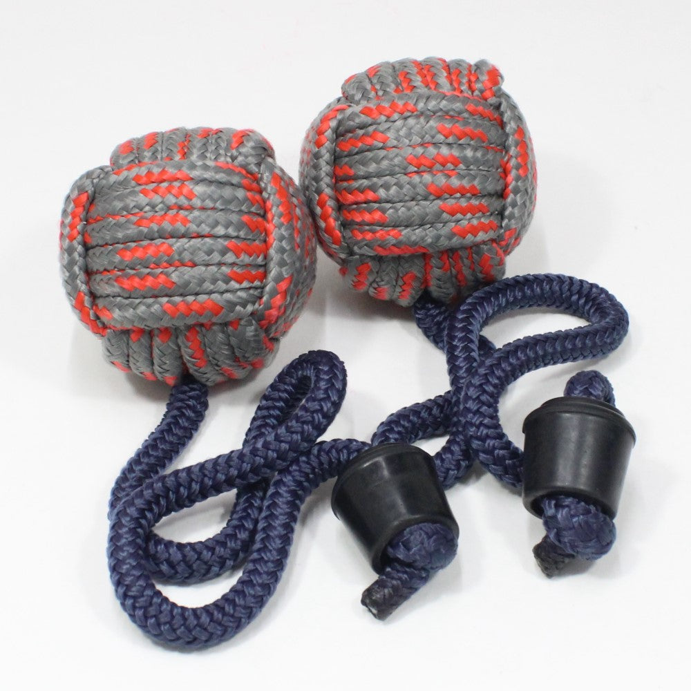 Wolf Poi 85mm Handmade Monkey Fist Contact Poi — view 4