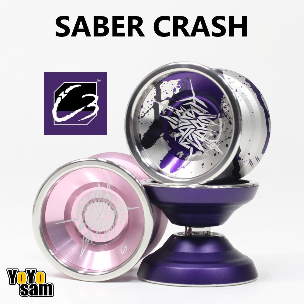 C3yoyodesign Saber Crash Yo-Yo - Inner Ring Bi-Metal YoYo