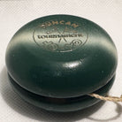 Vintage Duncan Tournament "crossed flags" Yo-Yo - Not a replica - Dark Green- Excellent Condition — view 2
