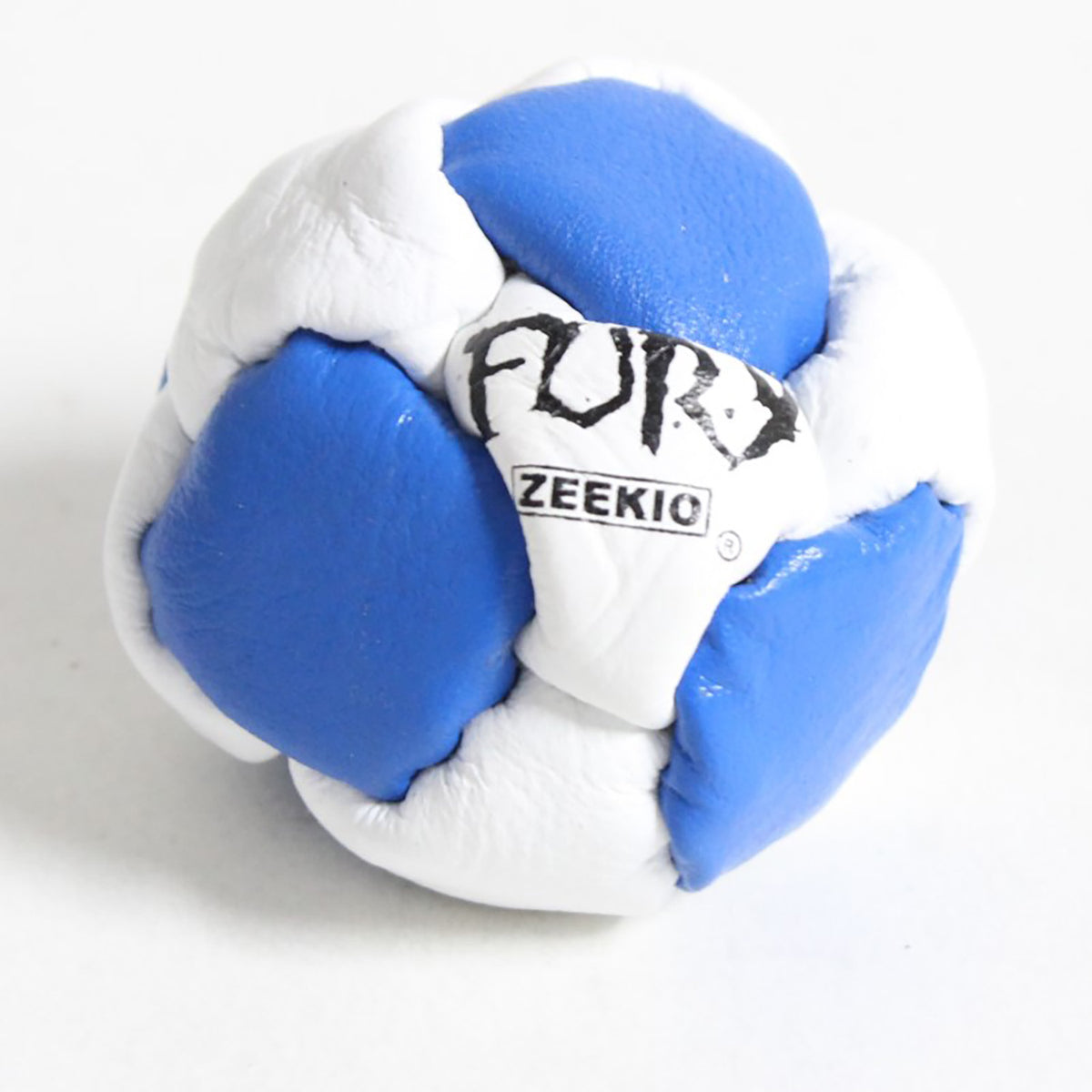 The Fury Footbag - Genuine Leather - 14 Panel Hand Stitched - Sand filled Hacky Sack — view 6