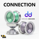 Dressel Designs Connection Yo-Yo - Tri-Material YoYo - 7075 AL with Stainless Steel and PC Rims