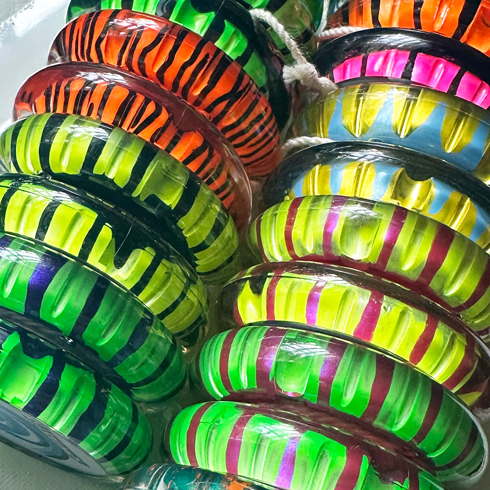 Unique Vintage collectable Playmaxx Proyo Spintastics Hand painted Yo-Yo