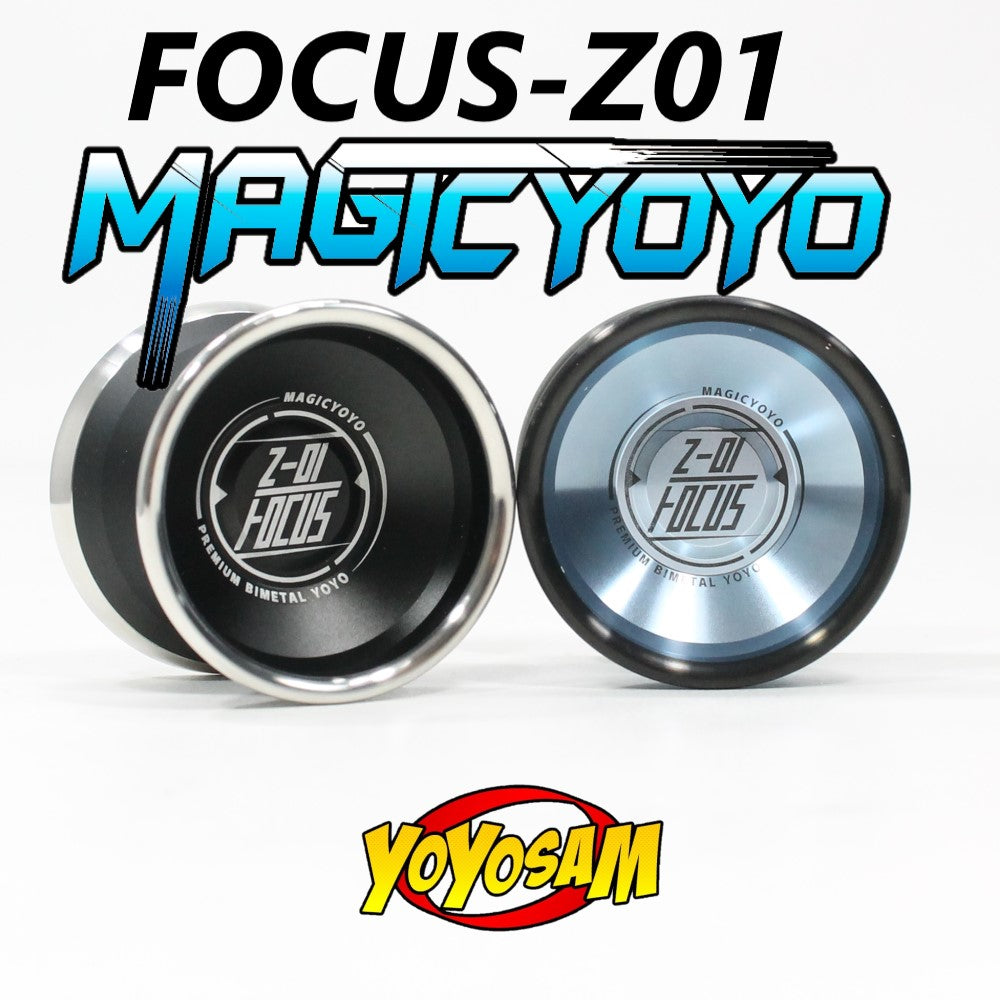 MAGICYOYO FOCUS Z01 Yo-Yo - BI-METAL YoYo - 6061 Aluminum with Stainless Steel Ring! — view 2