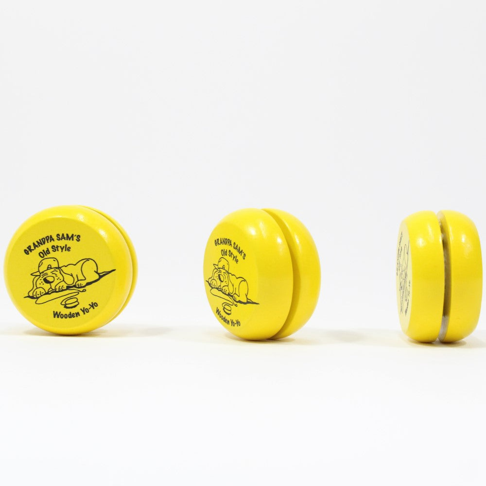 Grandpa Sam's Old Fashioned Wooden Yo-Yo by YoYoSam - Set of 3 — view 5