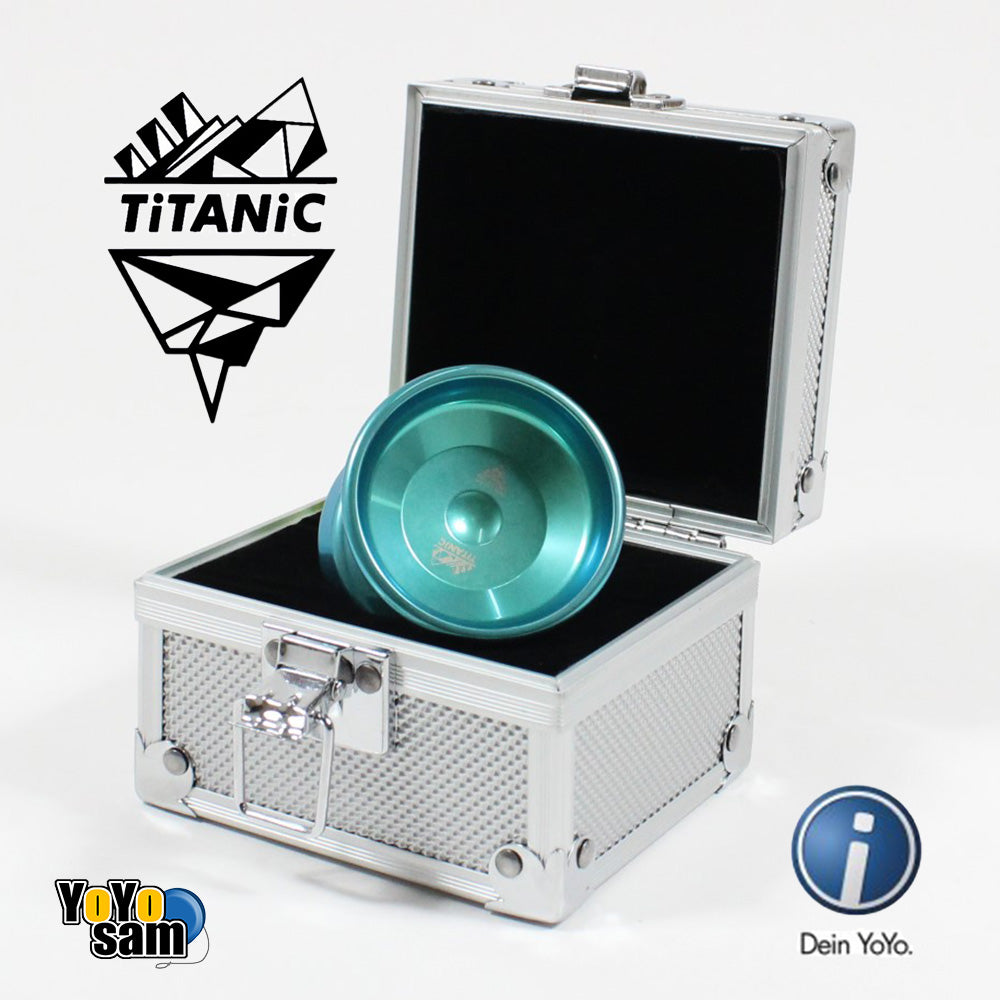 iYoYo TiTANiC Yo-Yo - Polished Titanium - Includes Custom Metal Box YoYo