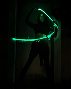 Zeekio Pixel Whip - 6' Fiber Optic Flow Toy - Colors Changing Light Party — view 5