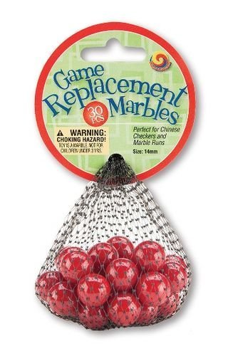 Mega Games Glass Marbles - Replacement Marbles for Chinese Checkers - [Set of 30], Standard Size — view 6