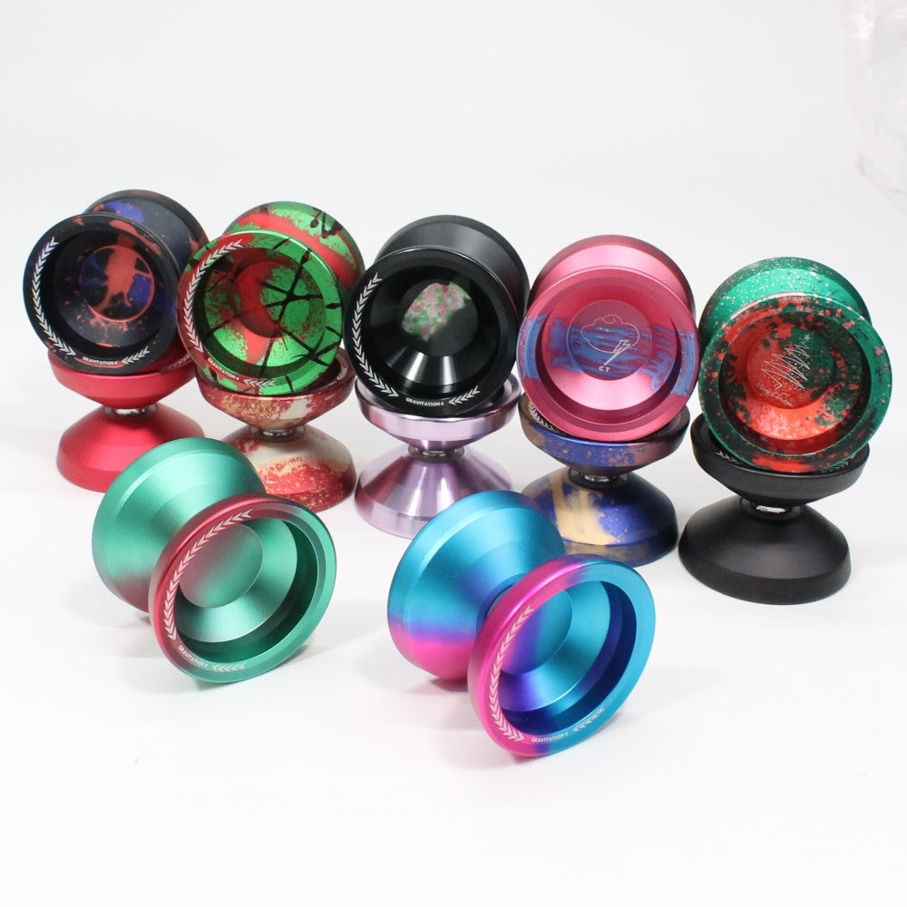Ace Yo Gravitation 4 Yo-Yo - Mono-Metal Aluminum Yo-Yo with Blasted Body — view 4