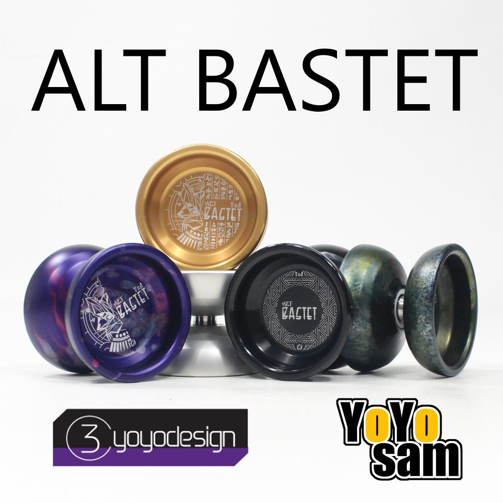 C3yoyodesign Alt Bastet Yo-Yo - 7075 Aluminum D-Size Bearing Organic YoYo