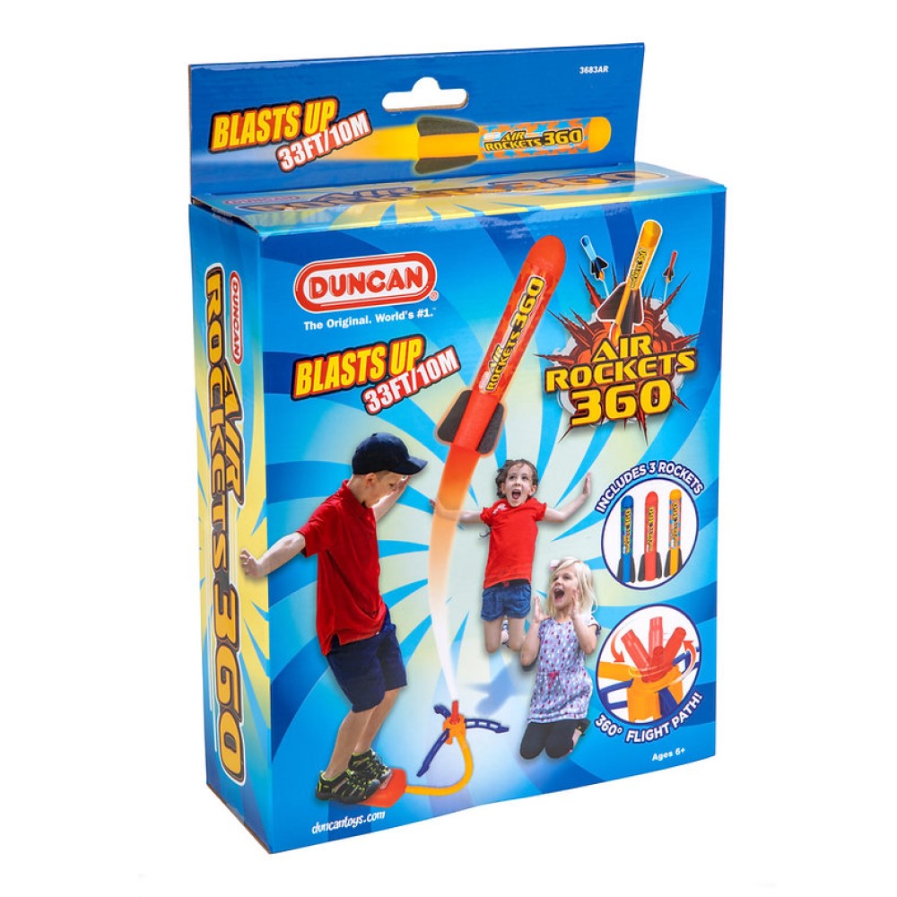 Duncan Air Rockets 360 Box Set - Rockets and Launcher - Blasts Up To 33 Feet — view 2
