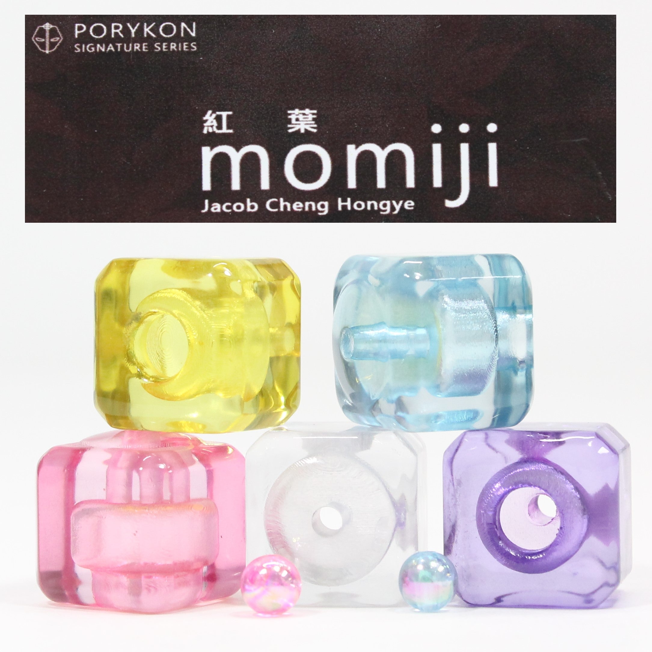PoryKon Momiji Yo-Yo Counterweight - Cube Shaped YoYo Counter Weight - Jacob Cheng Hong Ye Signature Model - YoYoSam