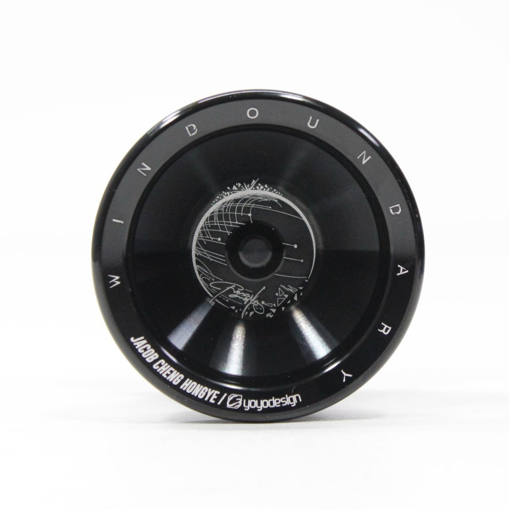 C3yoyodesign Windoundary 2022 Yo-Yo - Wide Body Mono-Metal - Jacob Cheng Hongye Signature YoYo — view 5
