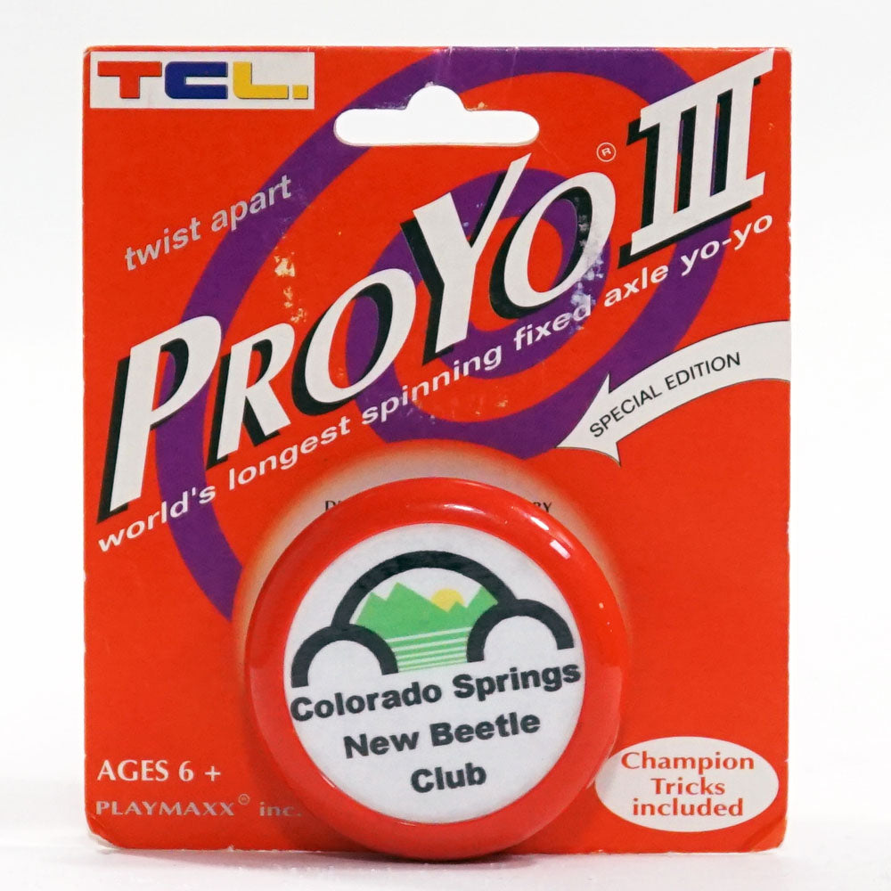 ProYo III Special Edition RARE YoYoSpin Colorado Springs New Beetle Club Custom Vintage Yo-Yo - YoYoSam