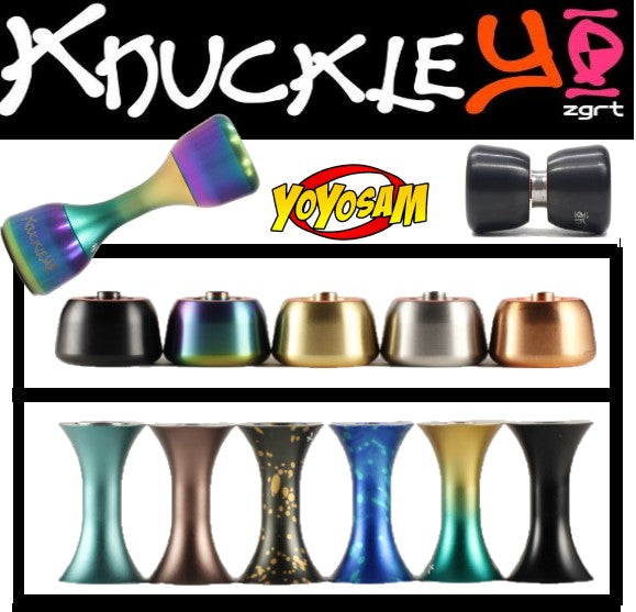 Zero Gravity KnuckleYo- Begleri Knuckle Roller and Mini YoYo Combined into One Skill Toy