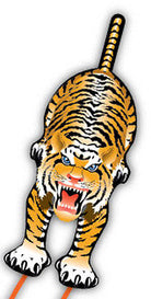 X-Kites SkyZoo Tiger Kite 59" - YoYoSam