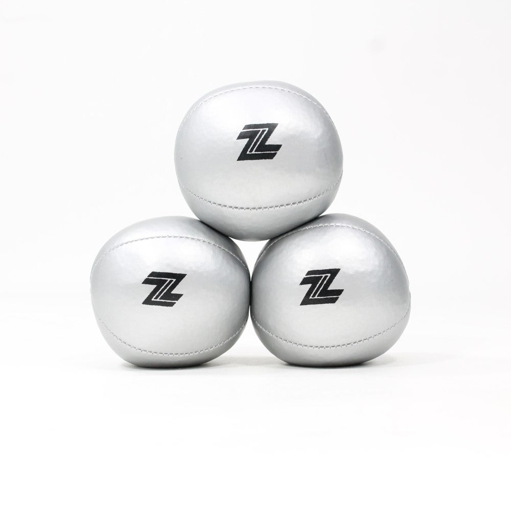 Zeekio Nova Juggling Ball Set - Stretch Bean Bag 4 Panel 120g Ball - Set of 3 Balls