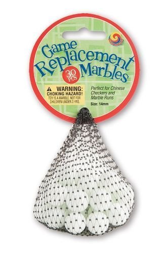 Mega Games Glass Marbles - Replacement Marbles for Chinese Checkers - [Set of 30], Standard Size — view 7