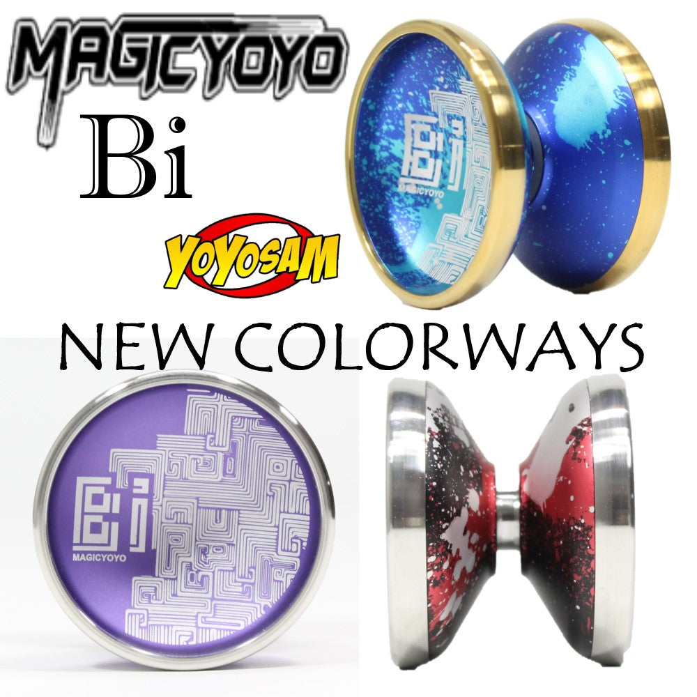MAGICYOYO Bi ''Bismuth'' Yo-Yo - Aluminum with Stainless Steel Rim - Bi-Metal YoYo — view 3