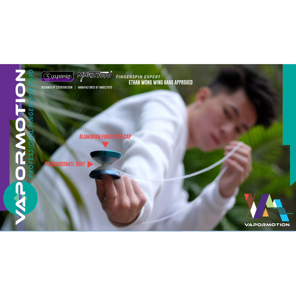 MAGICYOYO Vapormotion Hybrid Yo-Yo- C3YOYODESIGN Collaboration - Ethan Wong — view 4