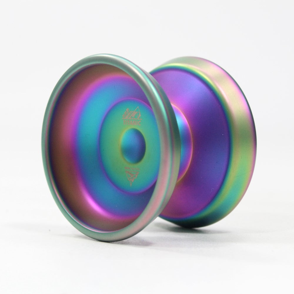 iYoYo TiTANiC Yo-Yo - Polished Titanium - Includes Custom Metal Box YoYo — view 3
