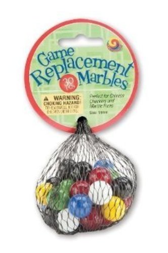Mega Games Glass Marbles - Replacement Marbles for Chinese Checkers - [Set of 30], Standard Size — view 5