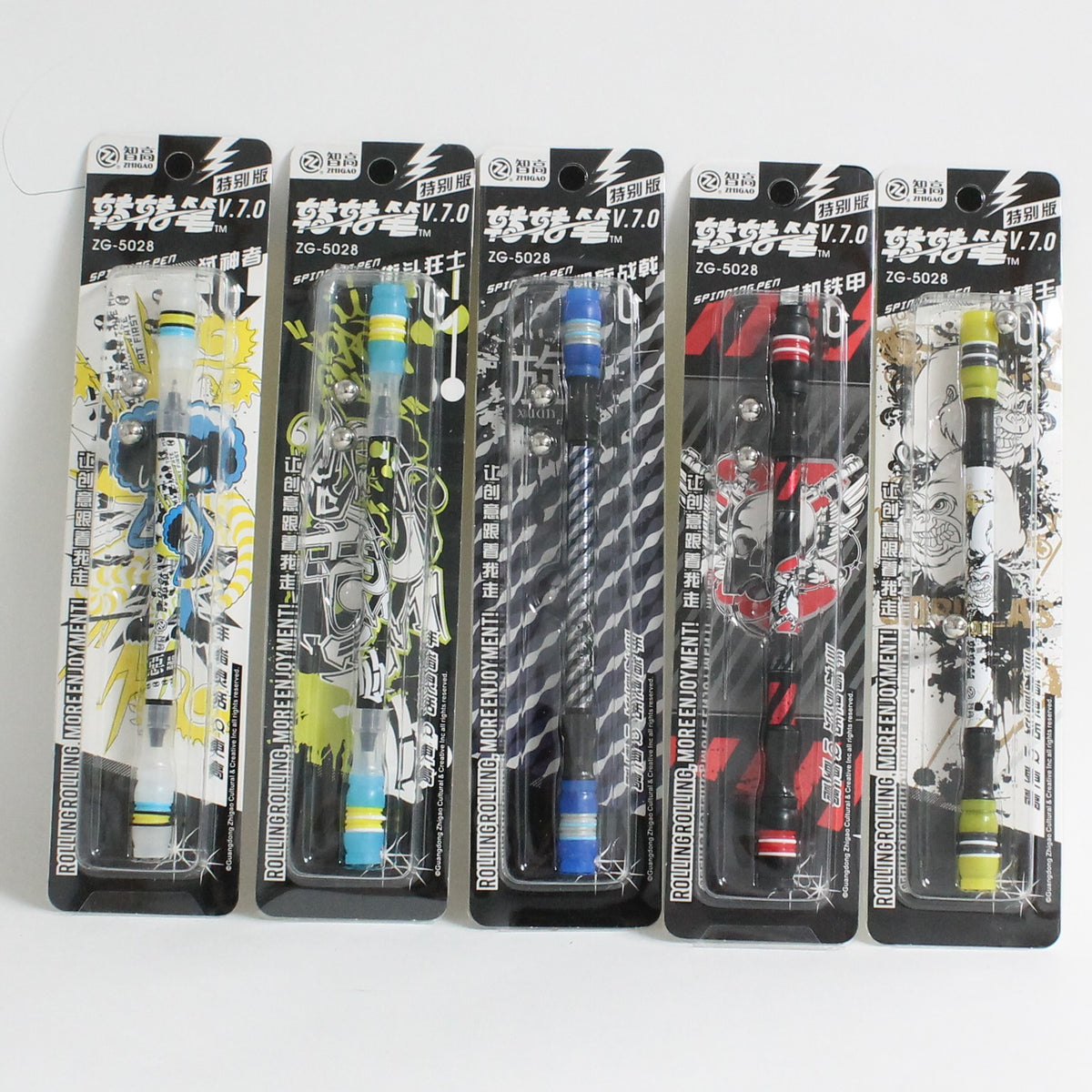 China Spinning Pen - Non Slip Weighted Ballpoint Finger Rolling Pen — view 3
